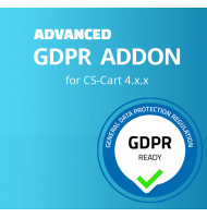 Advanced GDPR Addon για CS-Cart