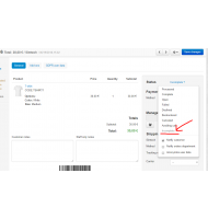 Notification of Incompleted Orders