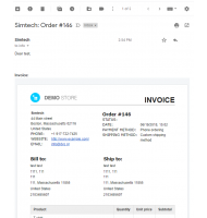 Notification of Incompleted Orders