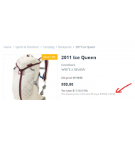 Lowest price in the last 30 days