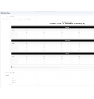 Size Charts για CS-Cart
