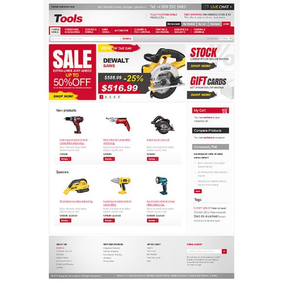 Milwaukee CS-Cart Template