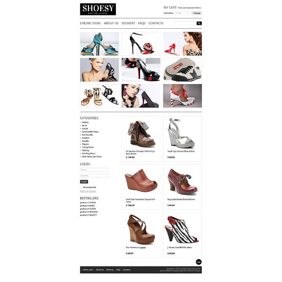 Shoesy CS-Cart Template