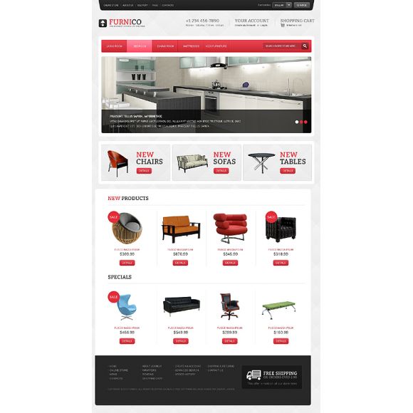 Furnico CS-Cart Template