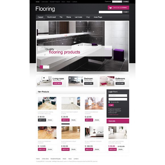 Flooring CS-Cart Template