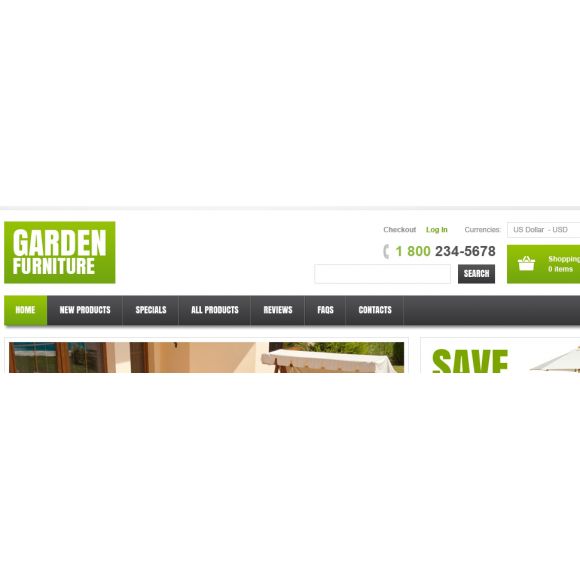 Garden Furniture CS-Cart Templates