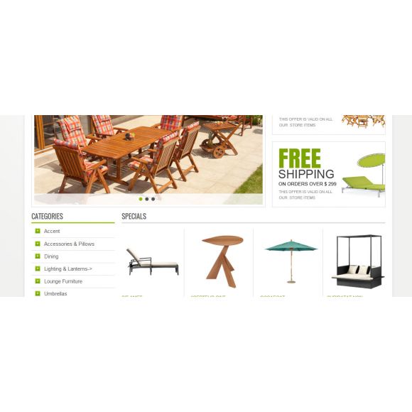 Garden Furniture CS-Cart Templates
