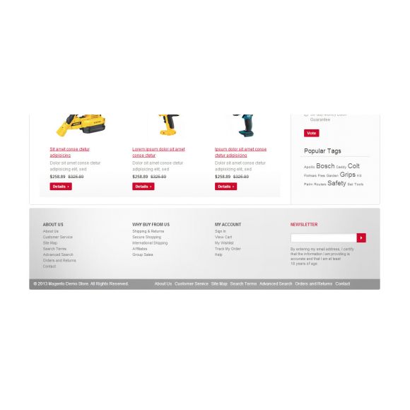 Milwaukee CS-Cart Template