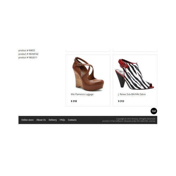 Shoesy CS-Cart Template