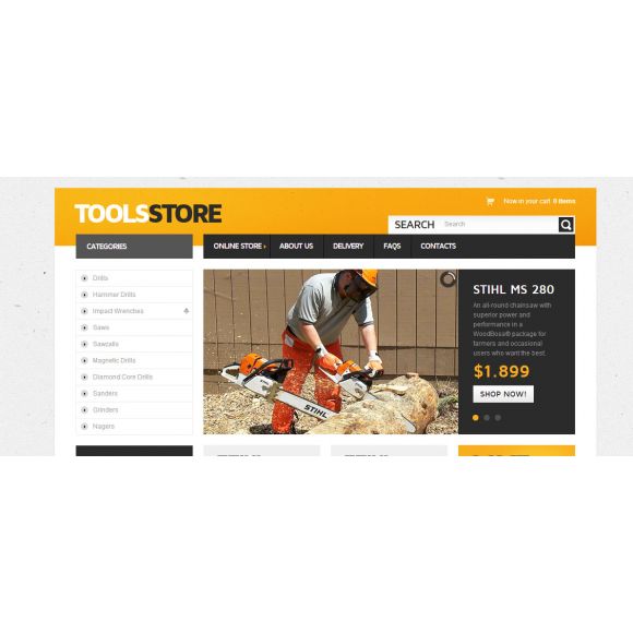 Tools Store CS-Cart Template