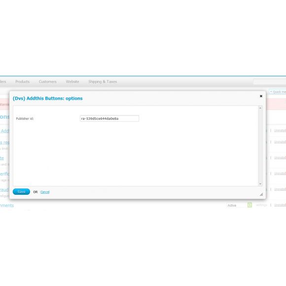Addthis Social Buttons for CS-Cart Products