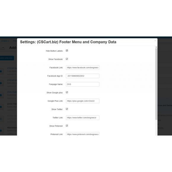 Footer Menus n Icons 4.3.x