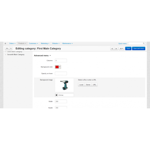 Advanced Menu για 4.x