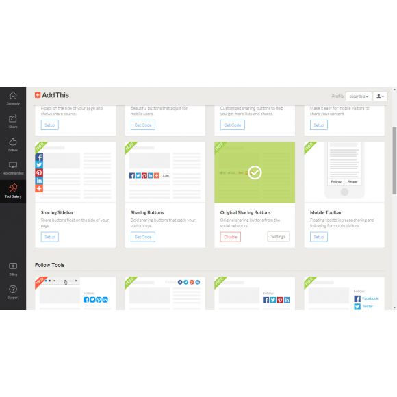 Addthis Social Buttons for CS-Cart Products