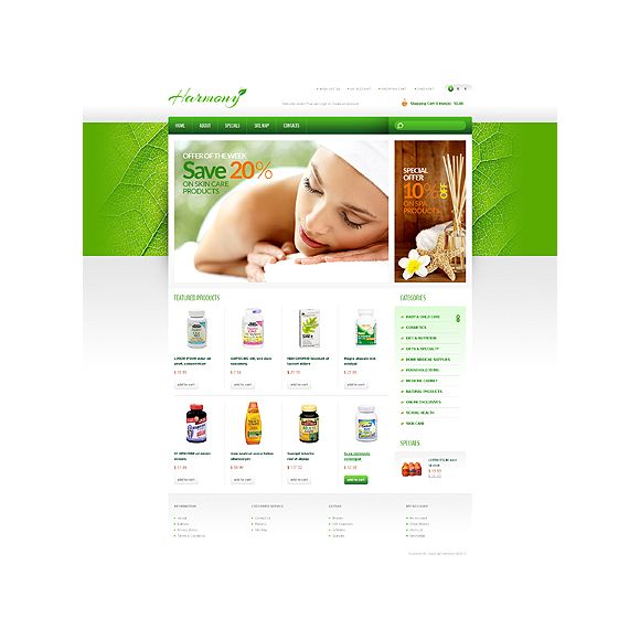 Harmony CS-Cart Template