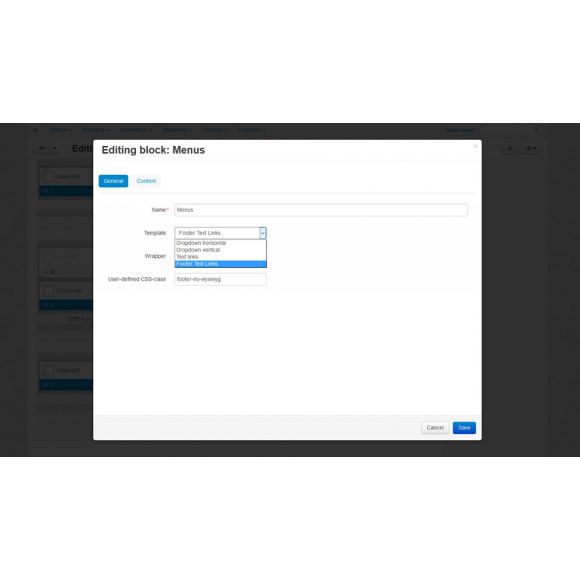 Footer Menus n Icons 4.3.x