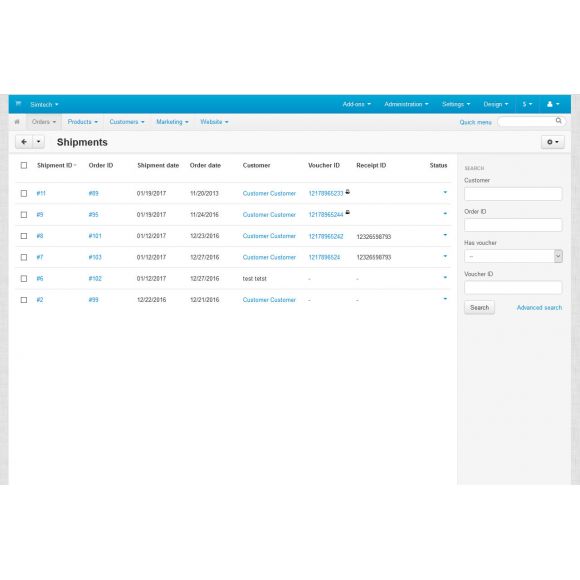 ELTA Courier για CS-Cart