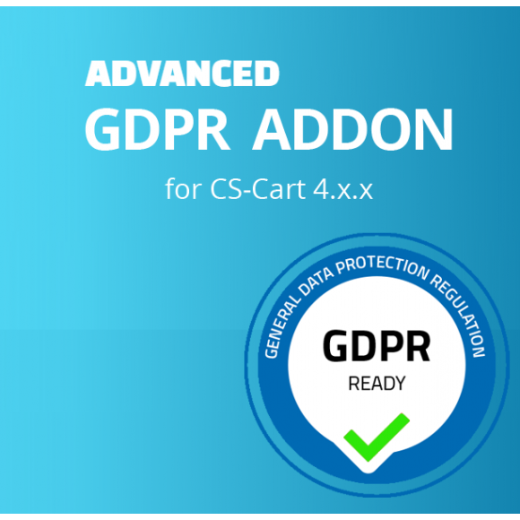 Advanced GDPR for CS-Cart 4.x