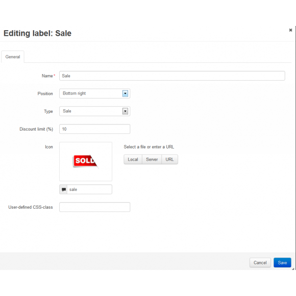 Product Labels Plus For Cs-Cart