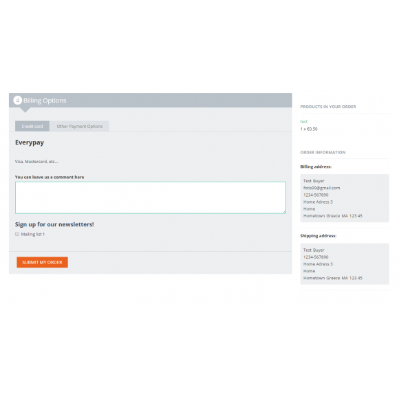EveryPay για CS-Cart