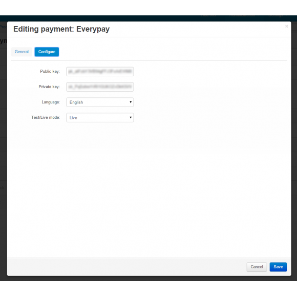 EveryPay για CS-Cart