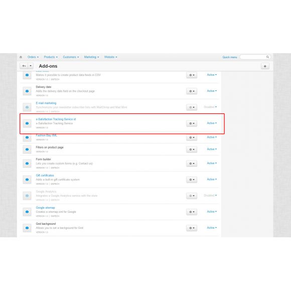 e-Satisfaction.gr Addon