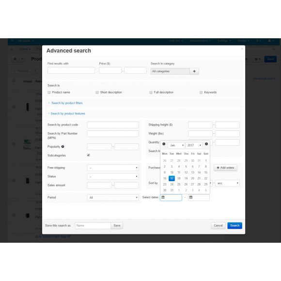 Επιλογή & Εξαγωγή Προϊόντων βάση Ημερομηνίας