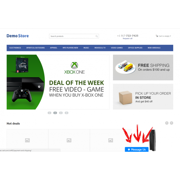 Facebook Messenger for CS-Cart