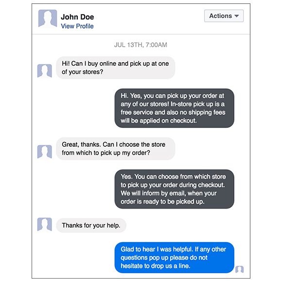 Facebook Messenger for CS-Cart