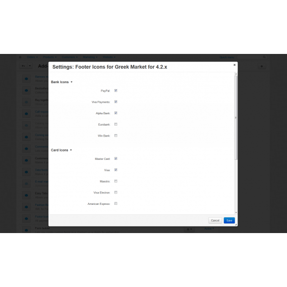 Ετοιμα Εικονίδια Footer