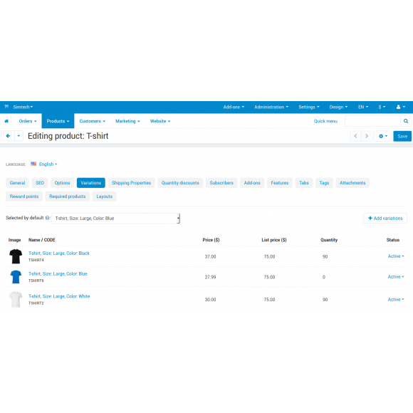 CS-Cart (1 κατάστημα)