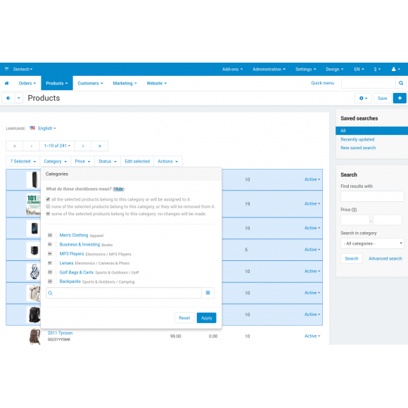 CS-Cart (1 κατάστημα)