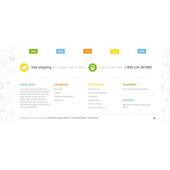 Kids Furniture CS-Cart Templates