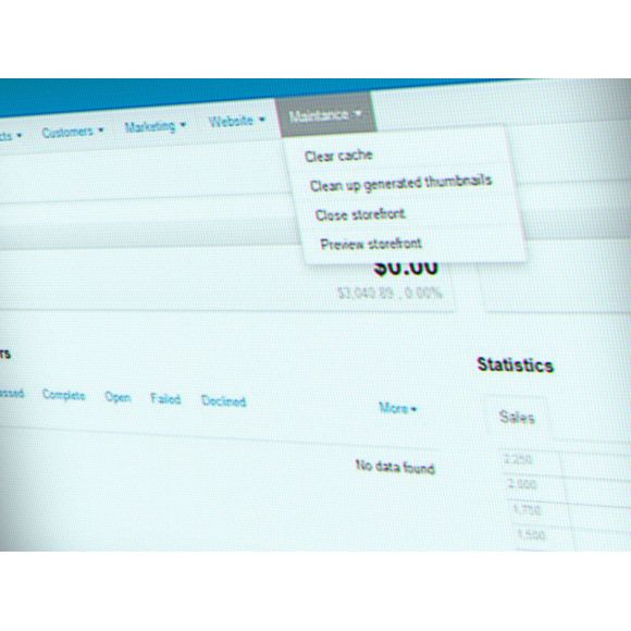 Μενου Συντηρησης για CS-Cart 4.1.x