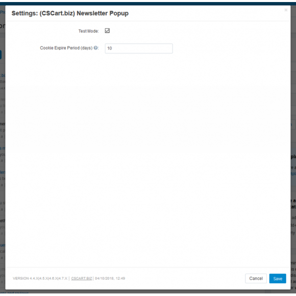 Responsive Newsletter Popup