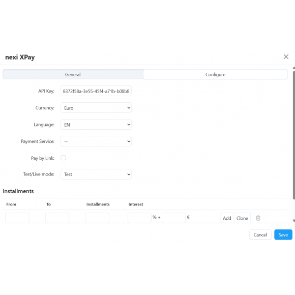 Nexi Xpay με Δόσεις στην Πιστωτική για Alphabank