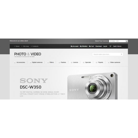 Photo-Video CS-Cart Template