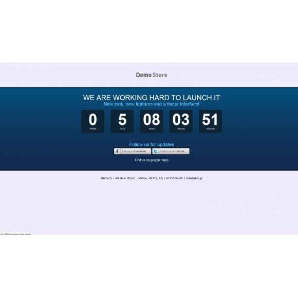 Coming Soon Page for 4.x