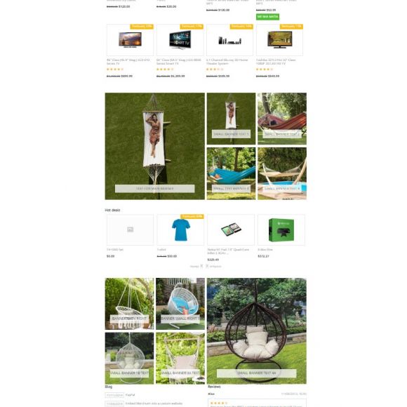 Responsive multi banner με κείμενο