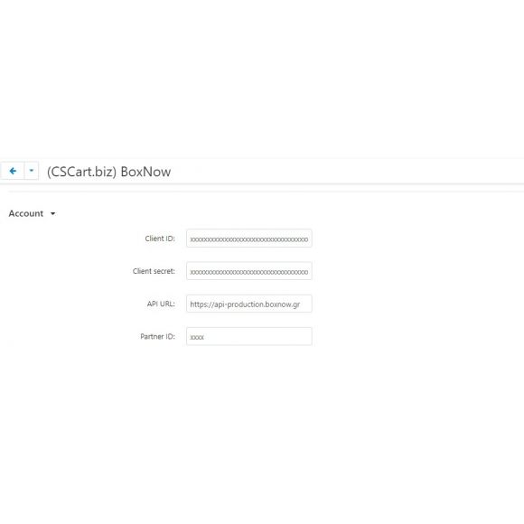 Boxnow για CS-Cart