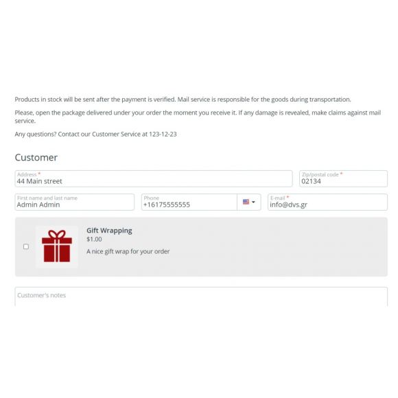 Checkout Extras για CS-Cart