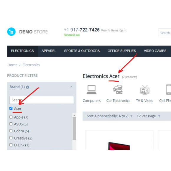 CS-Cart Filter Name on Category Title