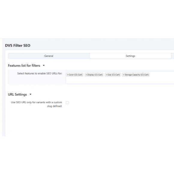 Φίλτρα με SEO Url