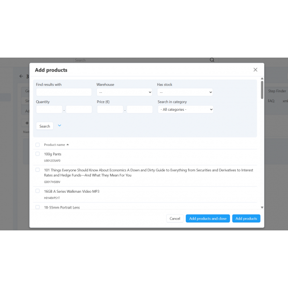 Similar Products Extended για CS-Cart