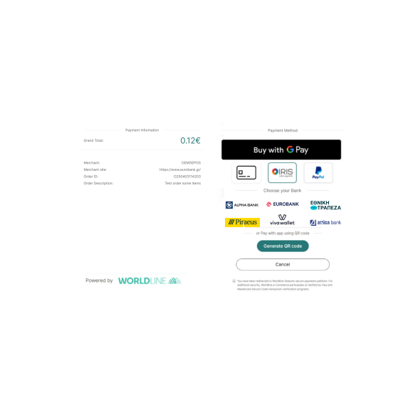 Worldline Διασύνδεση με Eurobank